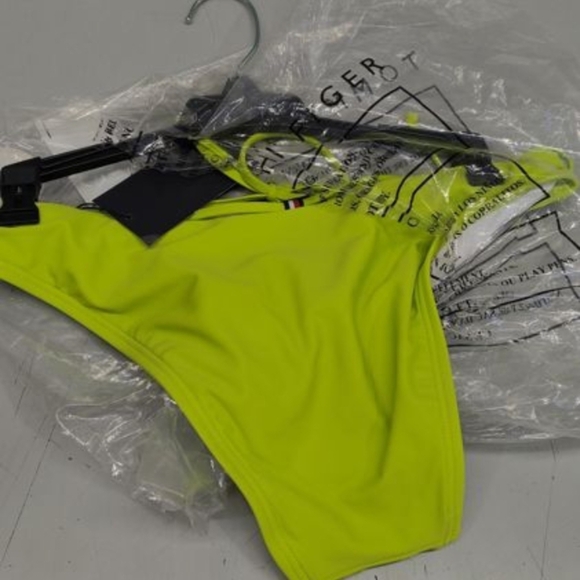 Tommy Hilfiger Neon Yellow Bikini Bottom, Brand New, Size S - Picture 3 of 3